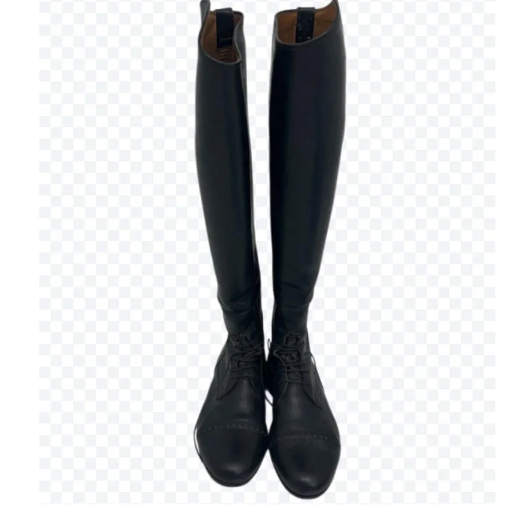 Bespoke E. Vogel Custom Leather English Riding Boots Black